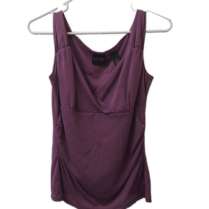 Axcess by liz Claiborne Purple sleeveless top medium